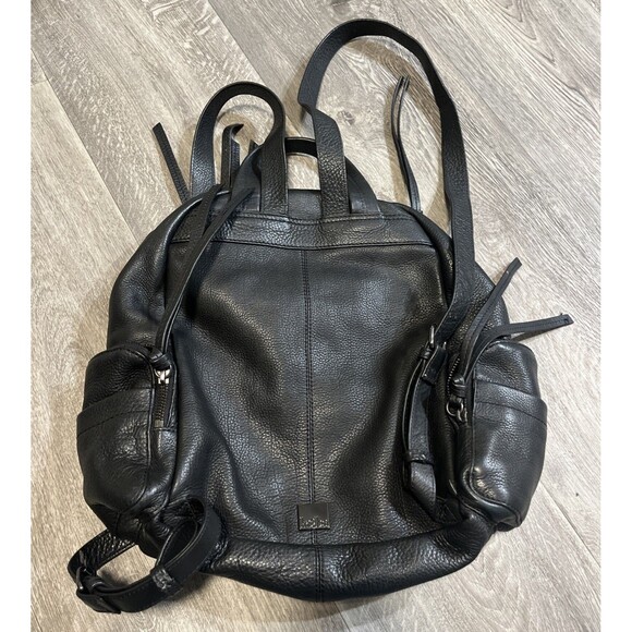 KOOBA Women’s Backpack Pebbled Leather Black Handcrafted - Picture 1 of 10